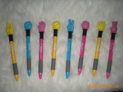 【供應手指廣告筆,造型筆,石頭剪子布,展示盒包裝】價格,廠家,圖片,圓珠筆、原子筆,桐廬萊雅文教用品-